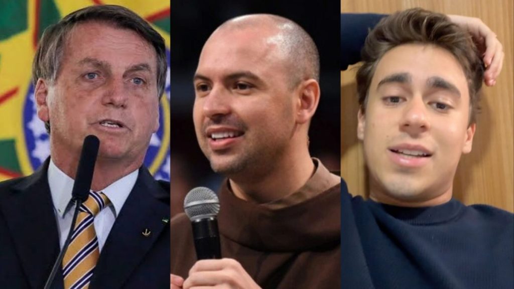 Bolsonaro e Nikolas dão apoio a frei atacado pela Esquerda: " A fé cristã nunca se curvou à perseguição"