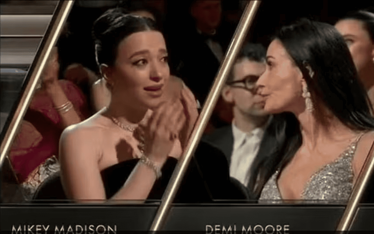 Leitura labial revela a reação de Demi Moore ao perder o Oscar de Melhor Atriz para Mikey Madison