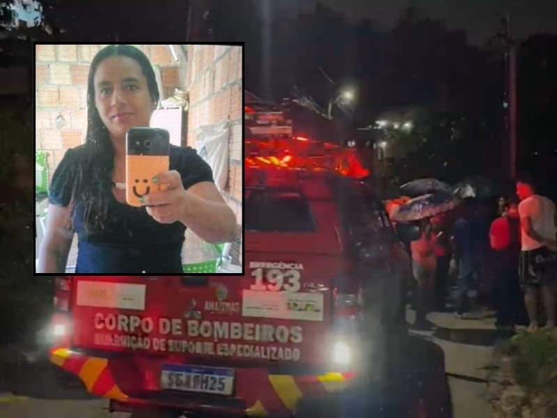  mulher morta queda de barranco Manaus