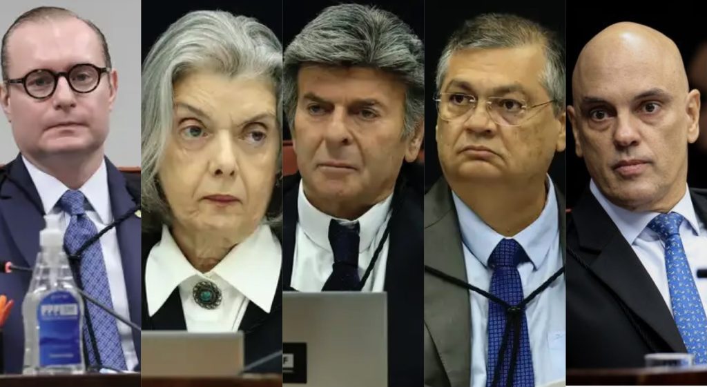 Veja como votaram os cinco ministros da 1ª turma do STF no julgamento de Bolsonaro e mais 7 réus