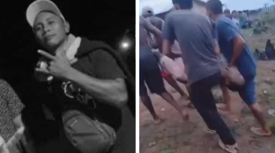 Vídeo mostra reação de irmã ao encontrar irmão assassinado no Amazonas