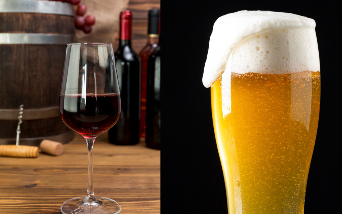 Cerveja ou vinho
