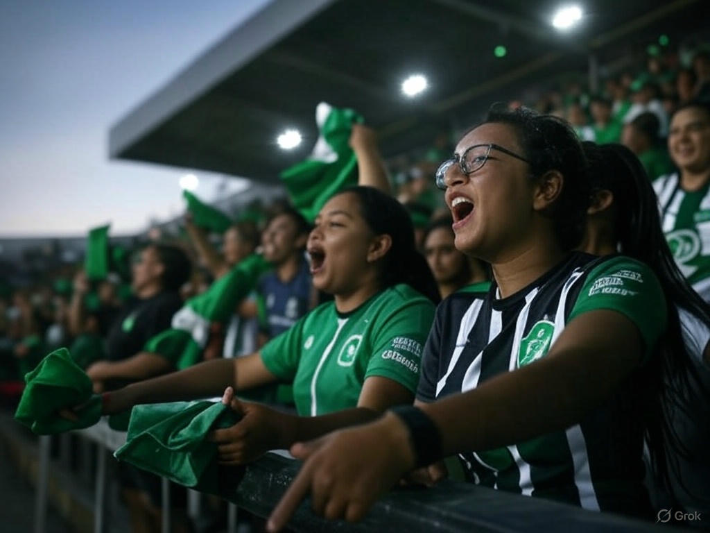 Torcida do Manaus FC na Arena da Amazônia