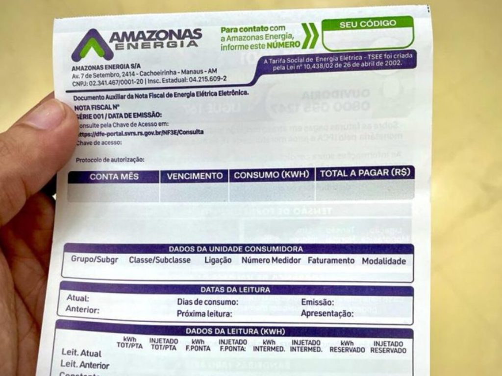 Como emitir a segunda via da conta de energia da Amazonas Energia em Manaus: guia completo