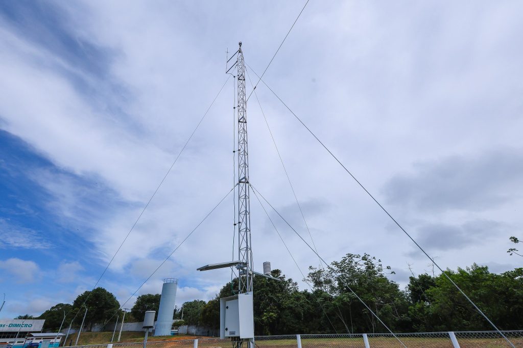 Manaus avança no monitoramento climático com inauguração da segunda estação meteorológica