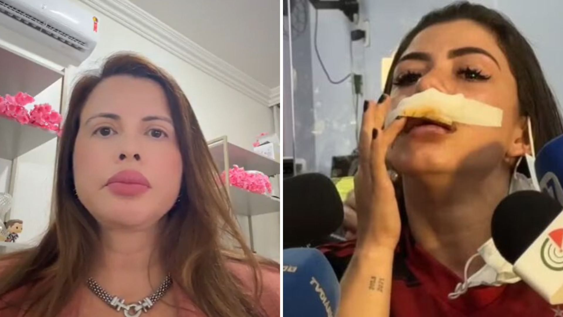 Veja vídeo: Advogada diz que foi pega de surpresa após cliente mudar versão sobre agressão de cantor de forró em Manaus