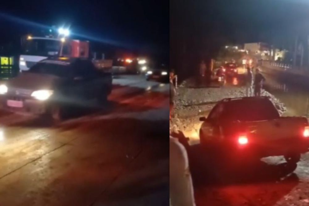 BR-319: DNIT libera tráfego de veículos de pequeno porte na Ponte Curuçá, após rompimento de aterro