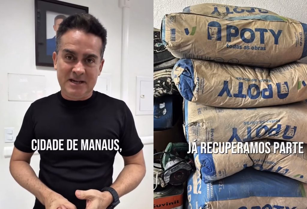 Prefeito David Almeida anuncia resgate de parte de materiais roubados de UBS e agradece denúncias da população em Manaus