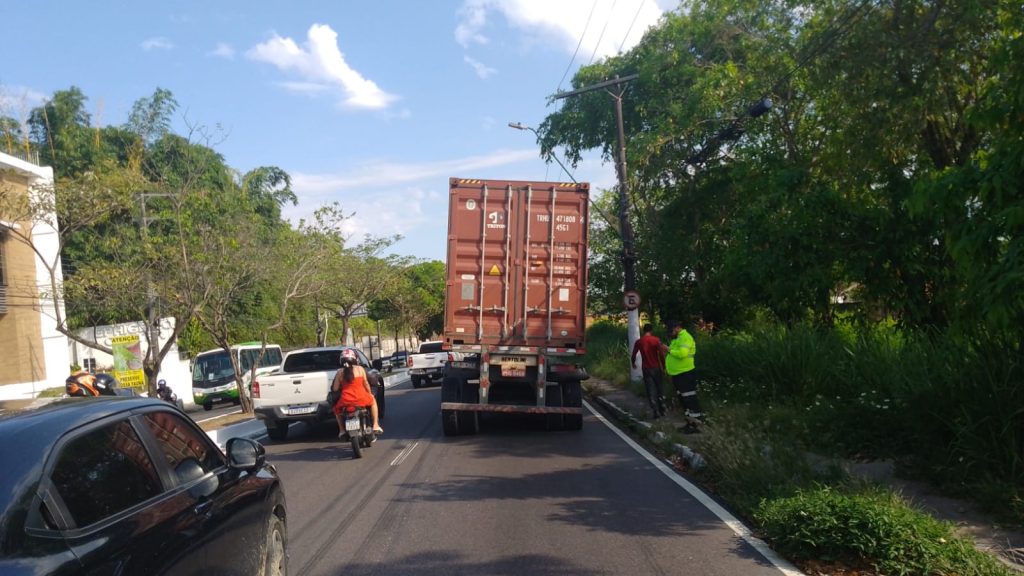 carreta apreendida Manaus