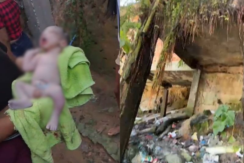 bebê jogado pela janela em Manaus