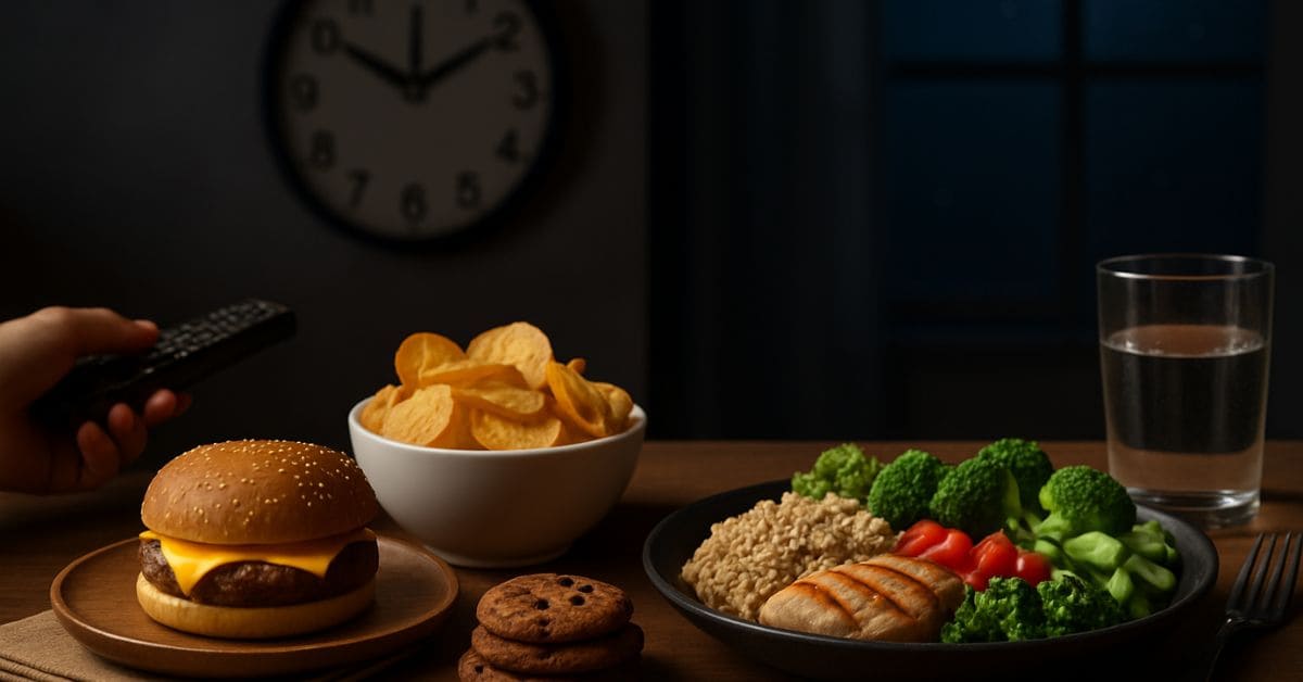 comer à noite engorda