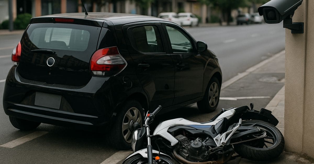 motorista foge após colisão