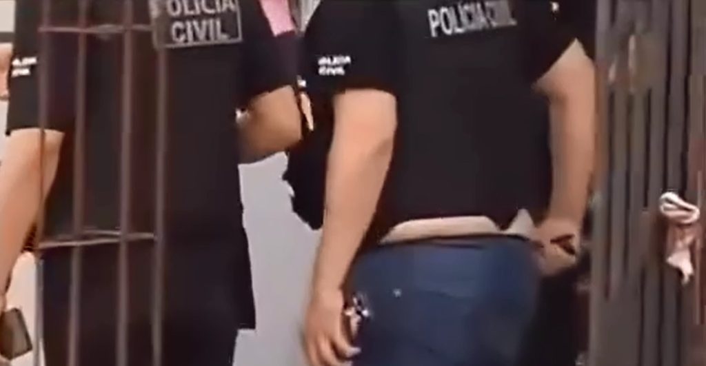 delegado do Piauí usando calcinha