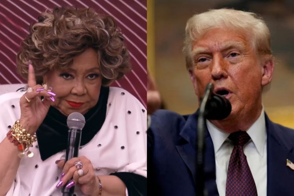 Alcione diz que fará 'macumba' para Trump deixar o Brasil em paz; assista