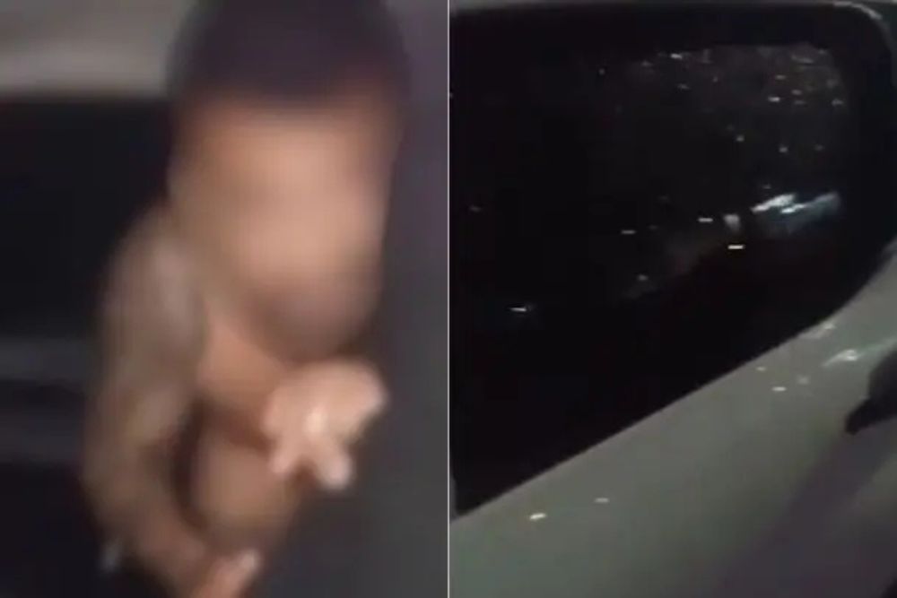 Esposa flagra marido com amante dentro de carro e gera confusão; vídeo viraliza