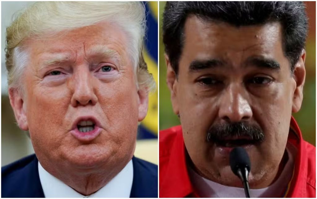 Trump Maduro Venezuela navios de guerra tensão militar