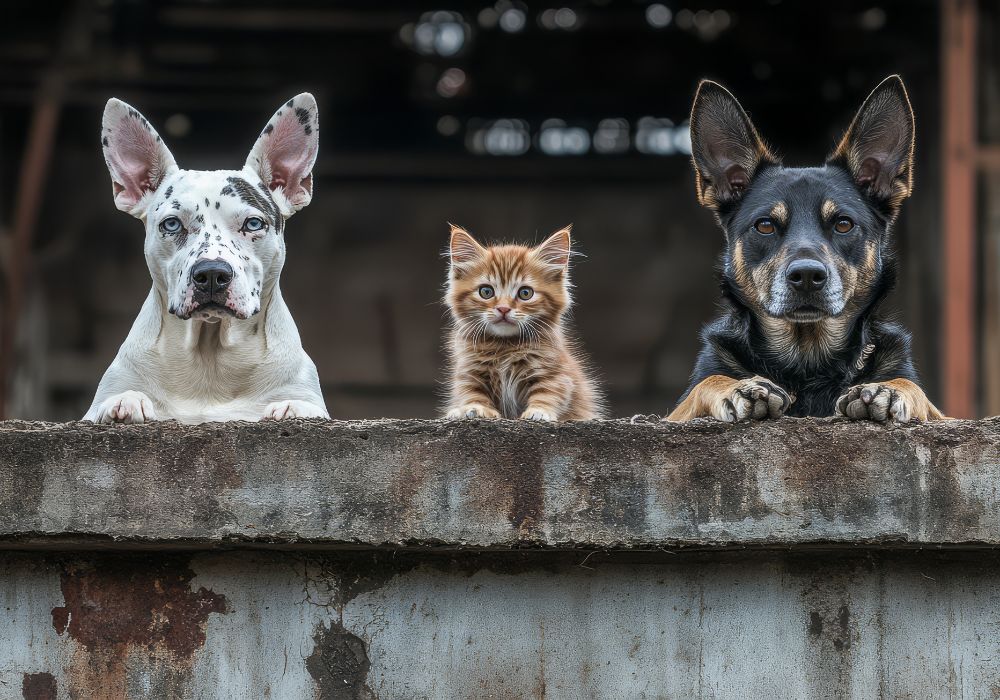 cães de Chernobyl