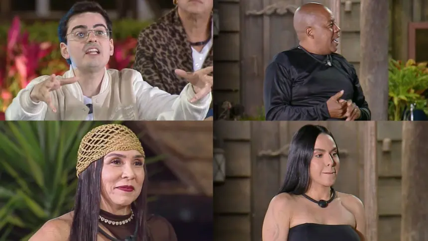 Dudu, Toninho, Yoná e Tamires são escolhidos para a 1ª Baia de 'A Fazenda 17'