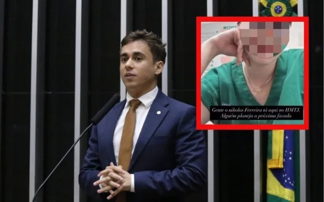 Médica é afastada após sugerir facada contra deputado Nikolas Ferreira