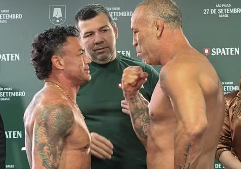 Popó x Wanderlei pesagem