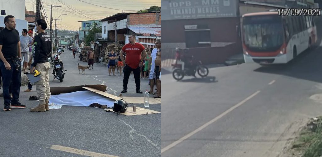 acidente motociclista Armando Mendes Manaus