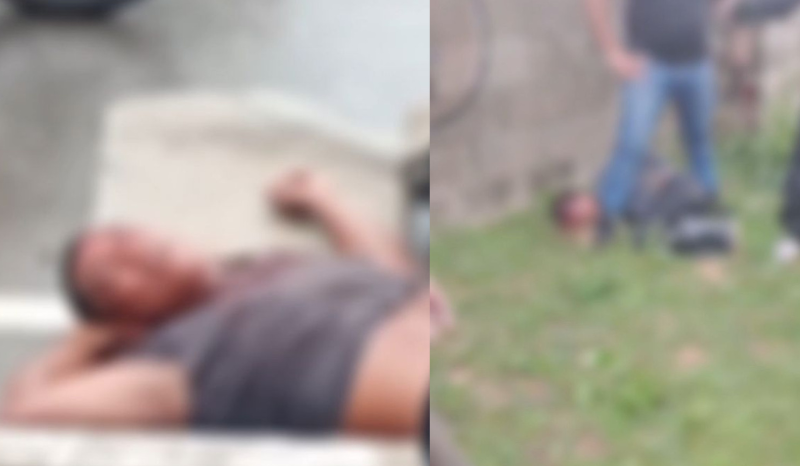 Suspeitos de tentar roubar moto são agredidos por populares na Avenida do Turismo em Manaus