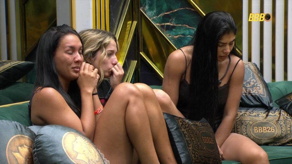 Maxiane em destaque no programa BBB26 recebendo punição