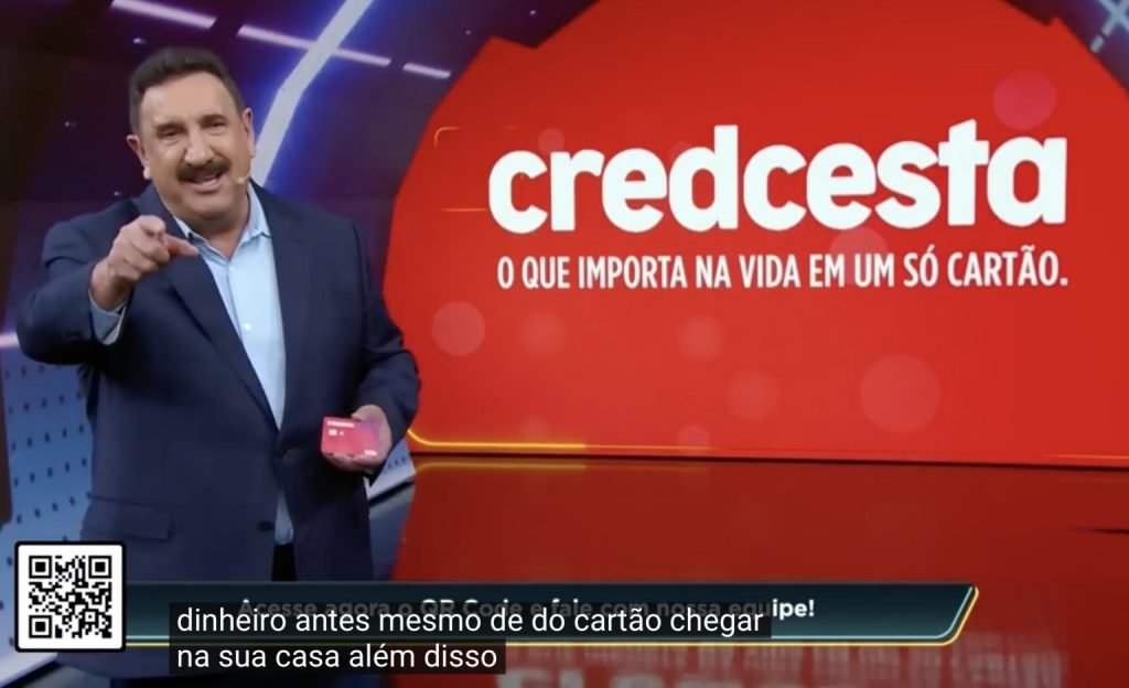 imagem do programa do ratinho com credcesta