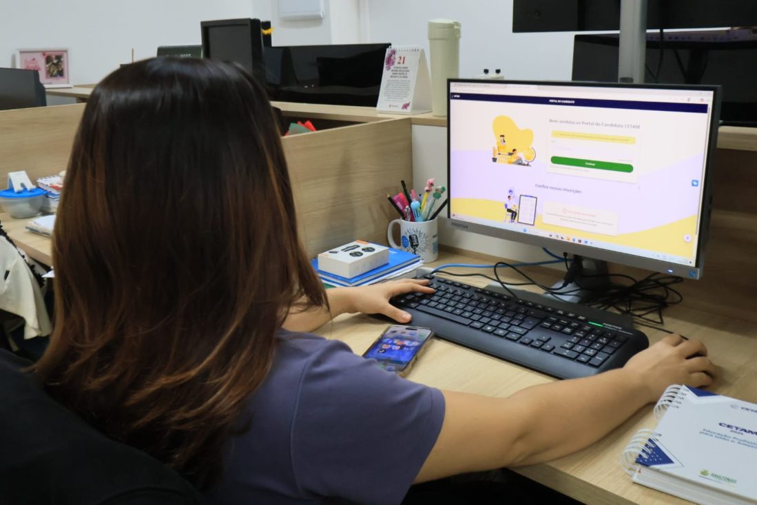 divulgação da abertura de inscrições para cursos gratuitos do cetam no interior do amazonas