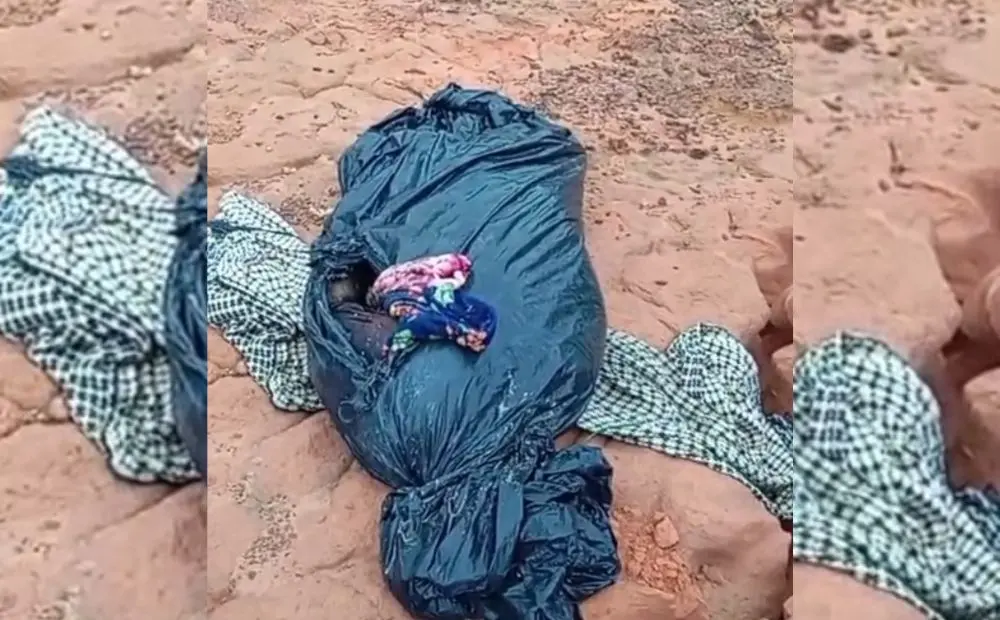 Corpo encontrado enrolado em saco plástico na AM-352 em Manacapuru