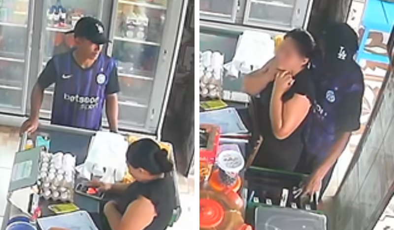 Câmera de segurança registra assalto em mercadinho em maraã