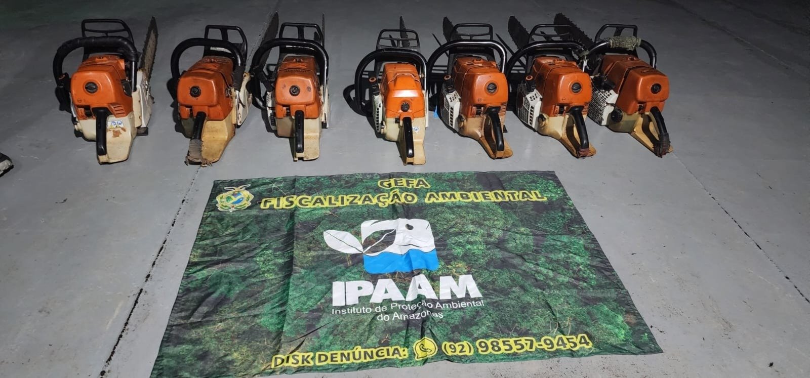 Ipaam abre cadastro para doação de bens apreendidos em fiscalizações ambientais no AM