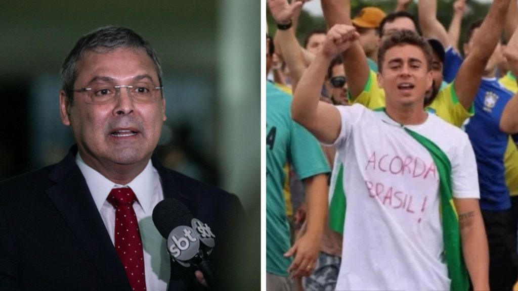 imagem da caminhada organizada por nikolas ferreira