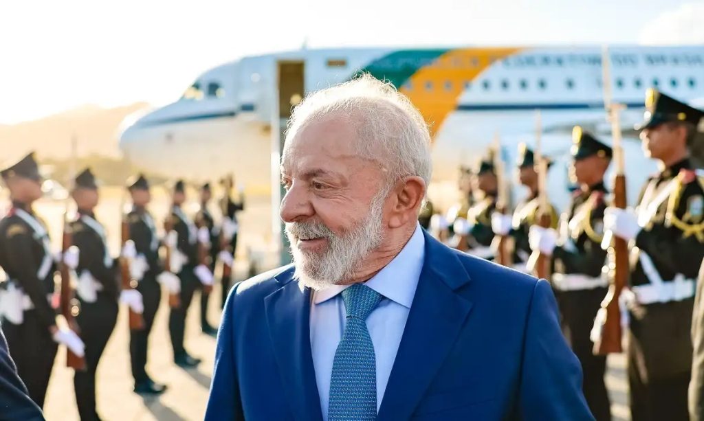 Foto do presidente Luiz Inácio Lula da Silva antes da cirurgia de catarata