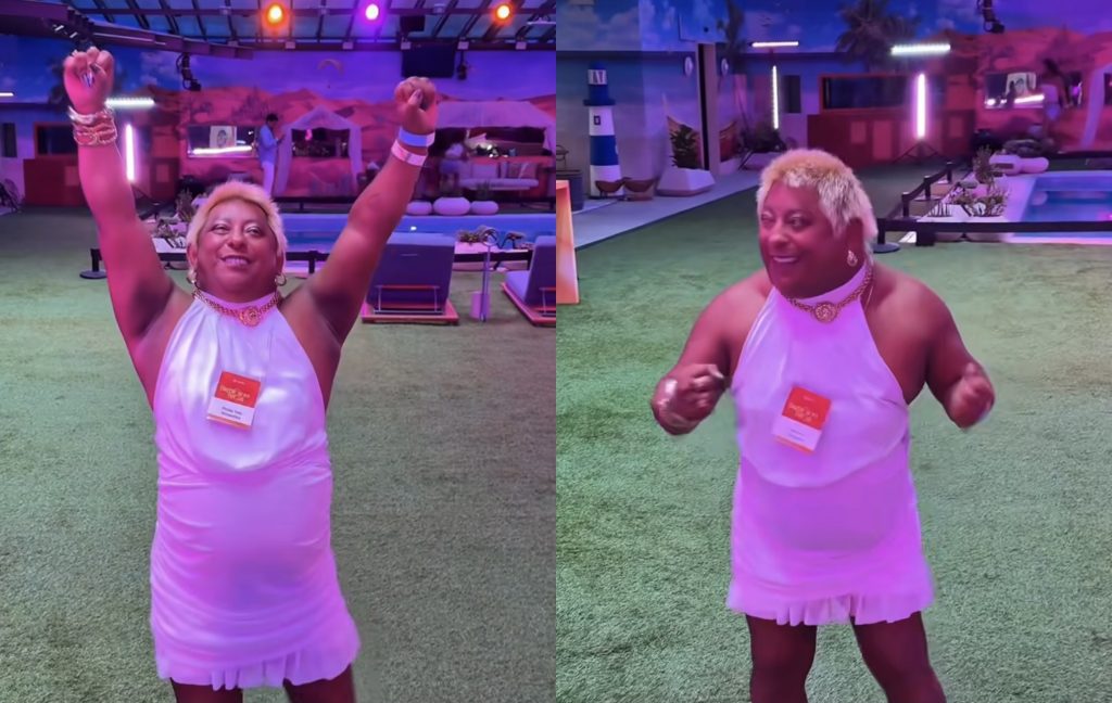 Patixa Teló comemora ao entrar na casa do BBB 26