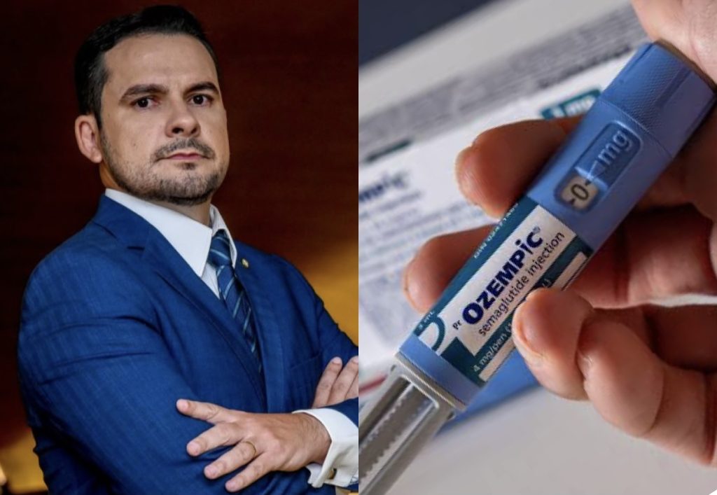 foto da pauta sobre projeto de lei de alberto neto que envolve medicação ozempic