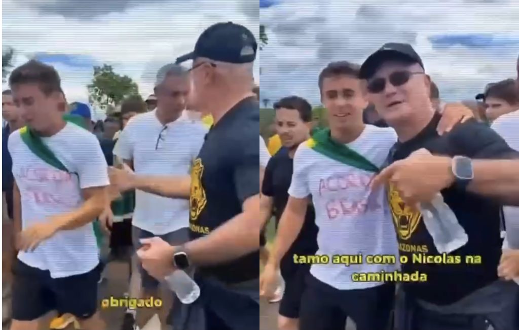 Rejeitado por Bolsonaro, Coronel Menezes tenta surfar hype em ato de Nikolas Ferreira e toma fora