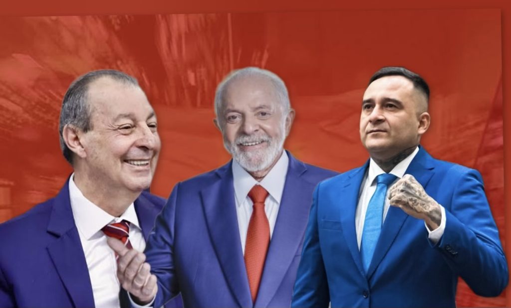 Vereador Sargento Salazar com Omar Aziz discutindo política
