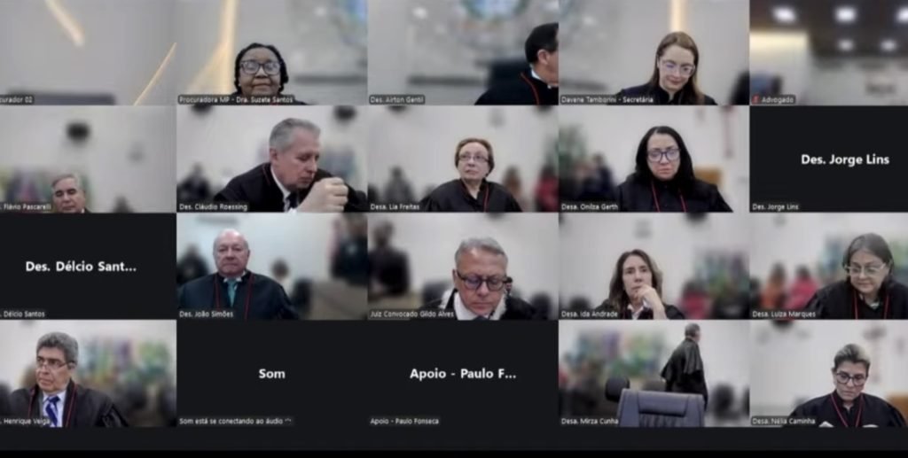 Imagem representativa da sessão do TJAM que foi cancelada devido à falta de quórum