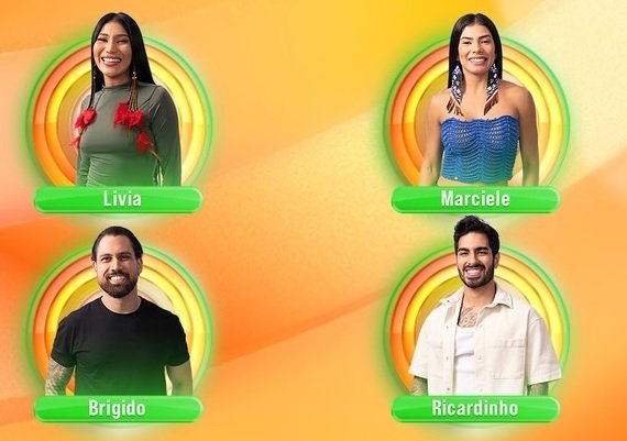 Enquete: Marciele, Brigido, Lívia e Ricardinho quem da casa de vidro do Norte deve entrar no BBB26?