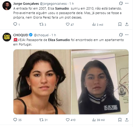 Teoria de que Eliza Samudio pode estar viva surge nas redes sociais ...