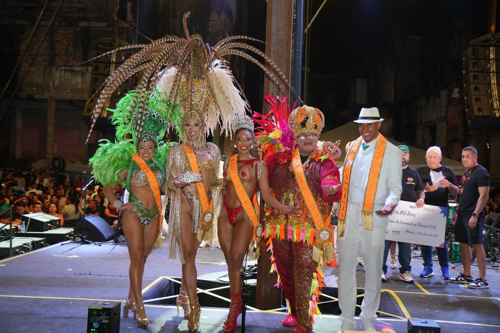Carnaval na Floresta celebra cultura, diversidade e tradição na escolha da Corte 2026 em Manaus