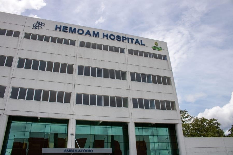 Banner do processo seletivo para o Hospital do Sangue em Manaus