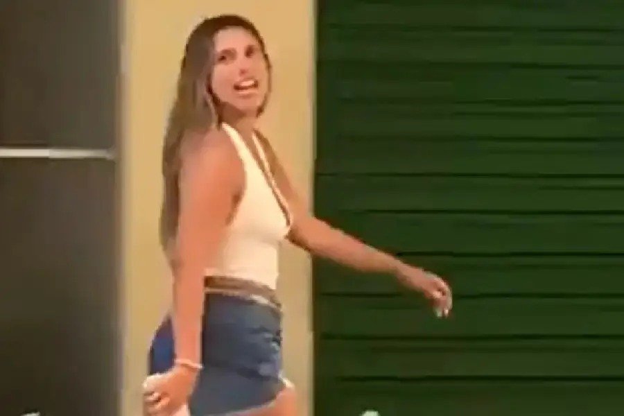 Agostina Paez, influenciadora argentina, durante evento
