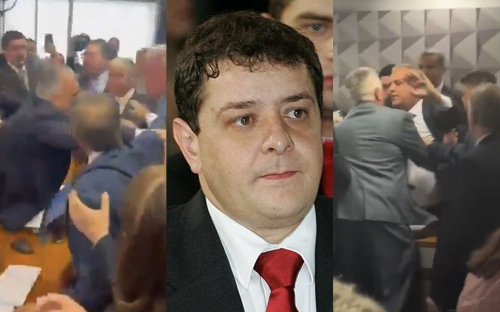 Deputados em discussão acalorada durante a votação na cpmi do inss sobre a quebra de sigilo de lulinha