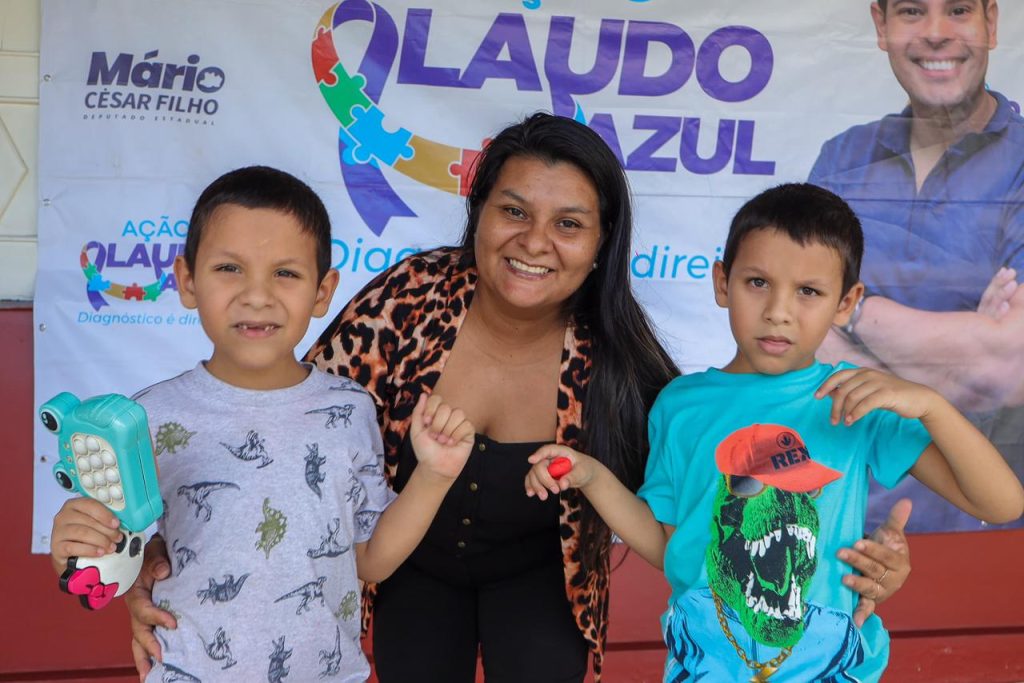 atendimento gratuito laudo azul para crianças com TEA em manaus