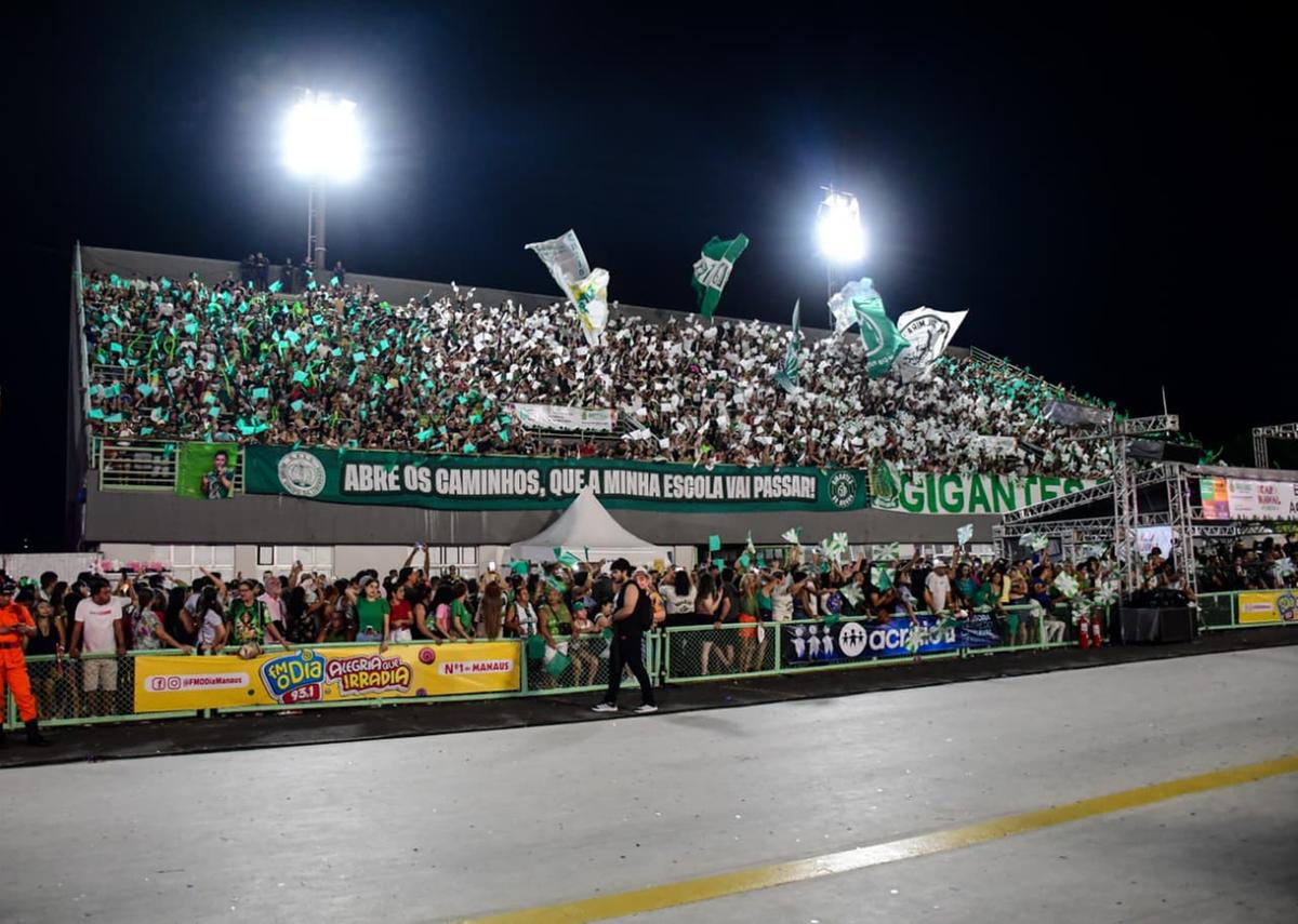 desfile da escola reino unido da liberdade no carnaval de manaus 2026