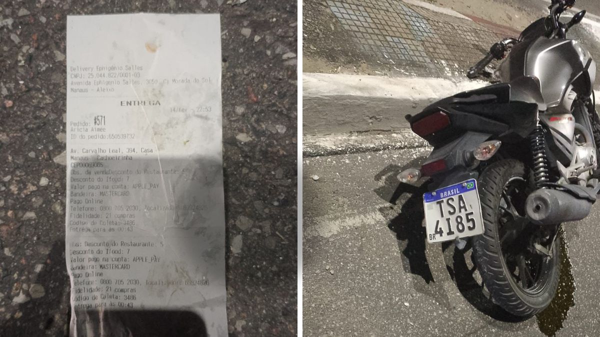 motociclista acidente na zona sul de manaus