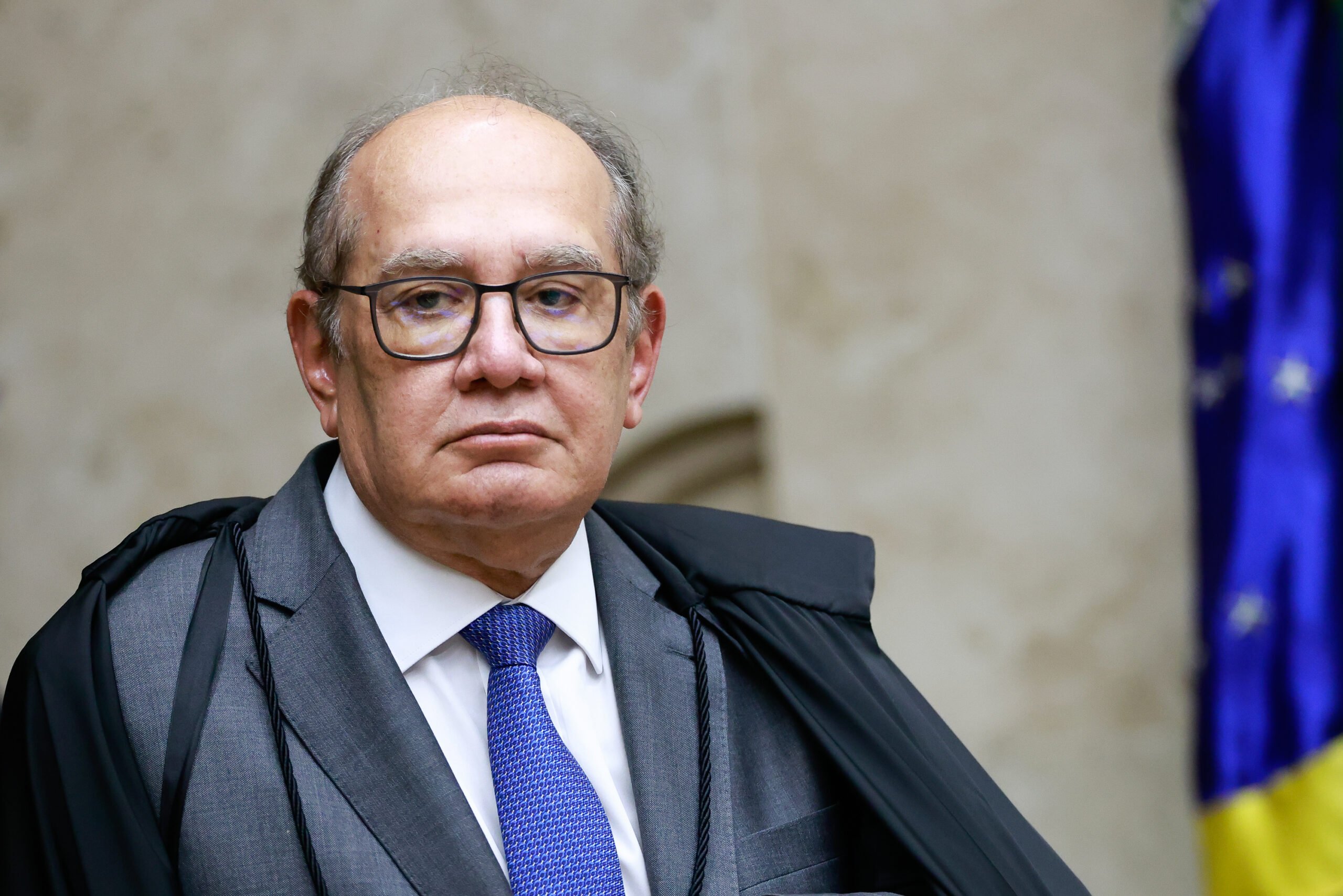 Ministro Gilmar Mendes durante votação no STF sobre descriminalização do porte de cocaína