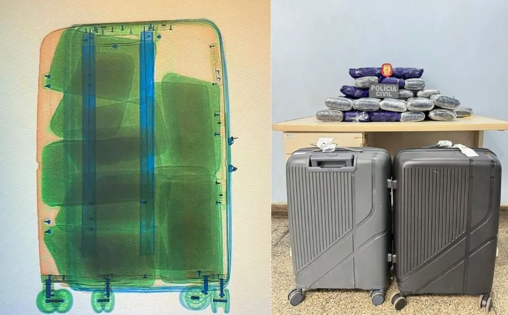 prisão de suspeitos de tráfico de drogas no aeroporto de tefé